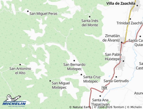 Mapa MICHELIN Carmen Serdán - ViaMichelin