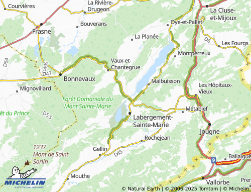 Kaart MICHELIN L'Abbaye - ViaMichelin