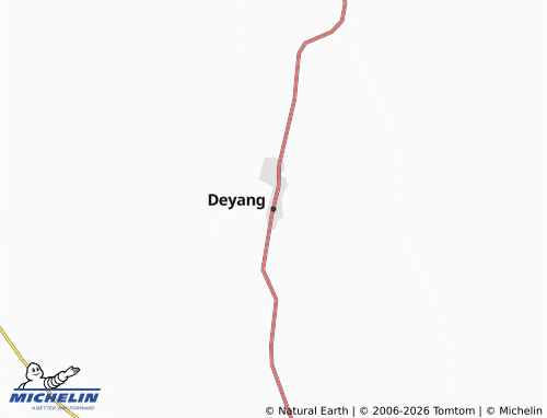 MICHELIN Deyang map - ViaMichelin