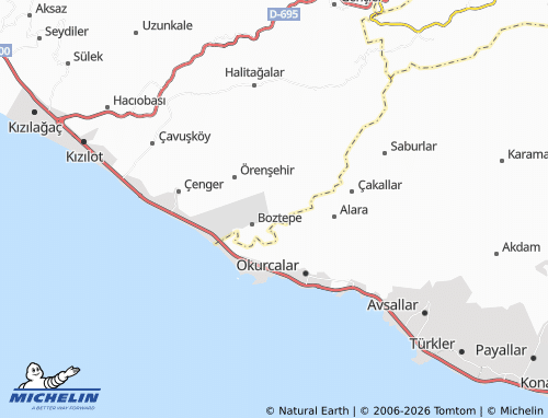 MICHELIN Odaönü map - ViaMichelin