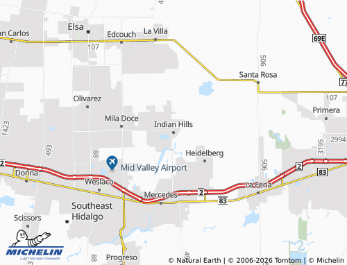 Mappa MICHELIN Indian Hills - ViaMichelin