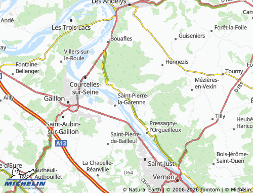 MICHELIN Port-Mort map - ViaMichelin