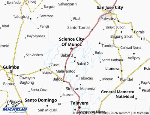 MICHELIN Bakal 3 map - ViaMichelin
