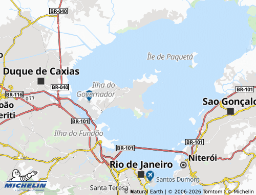 Mapa MICHELIN Jardim Carioca - ViaMichelin