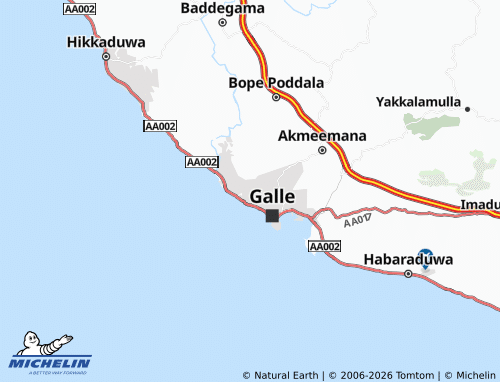 Carte MICHELIN Bope West - ViaMichelin