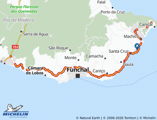 Mapa MICHELIN Monte - ViaMichelin