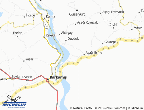 MICHELIN Çiçekalan map - ViaMichelin