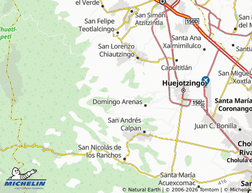Mappa MICHELIN Nepopualco - ViaMichelin