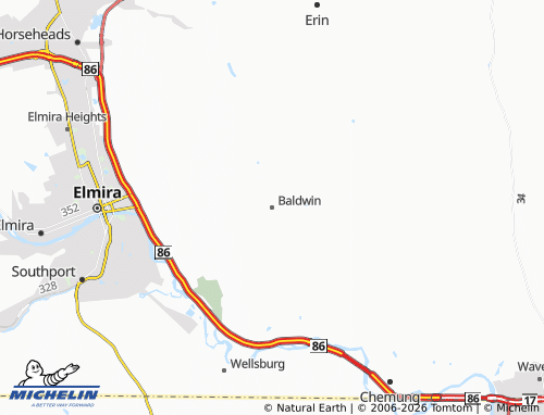 Mapa MICHELIN Baldwin - ViaMichelin