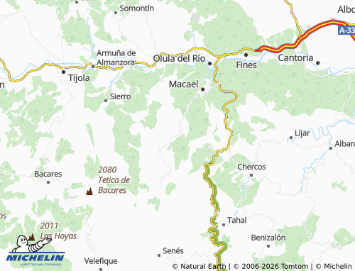 Mapa MICHELIN Laroya - ViaMichelin