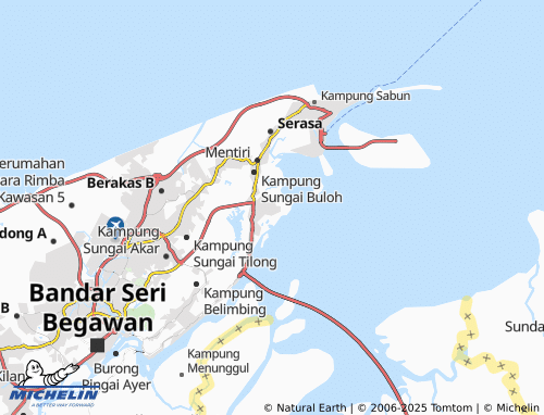 Carte MICHELIN Perumahan Negara Mentiri Kawasan A - ViaMichelin