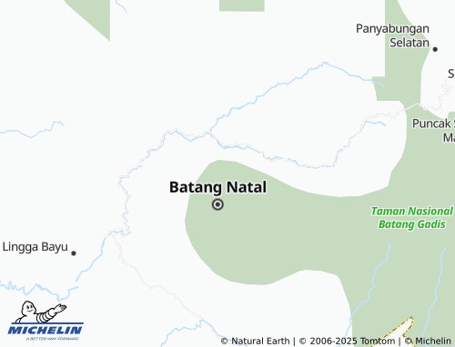 MICHELIN Ampung Padang map - ViaMichelin