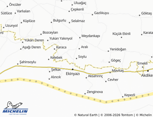 MICHELIN Soylu map - ViaMichelin
