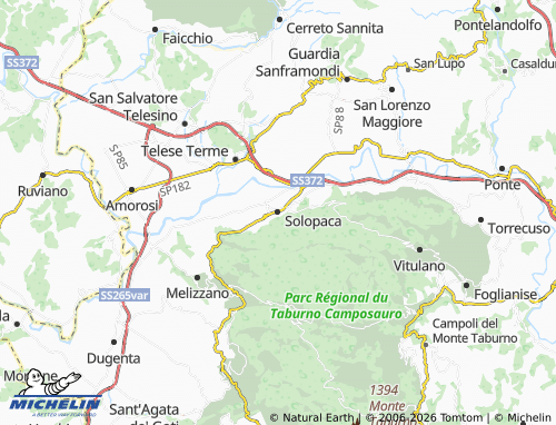 Mapa MICHELIN Solopaca - ViaMichelin