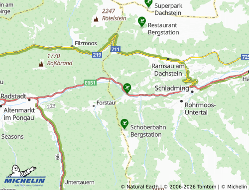 Carte MICHELIN Gleiming - ViaMichelin