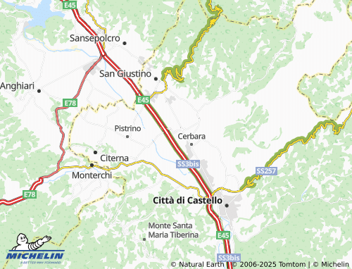 Carte MICHELIN Selci - ViaMichelin