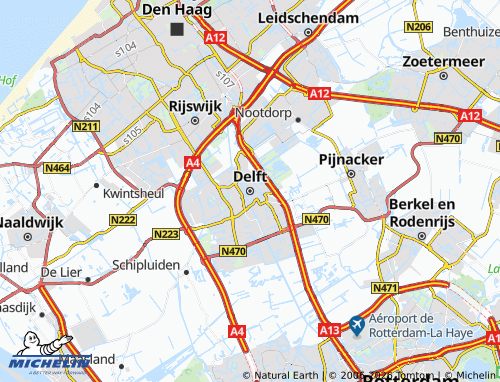 Mapa MICHELIN Delft - ViaMichelin