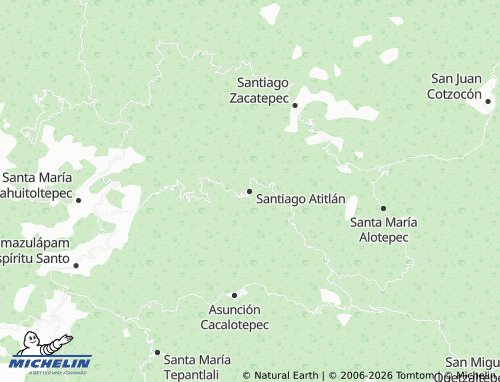 MICHELIN Santiago Atitlán map - ViaMichelin