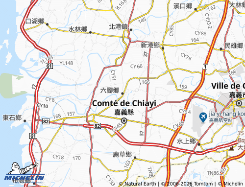 MICHELIN Liujiao Township map - ViaMichelin