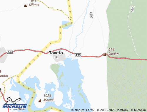 MICHELIN Timbila map - ViaMichelin