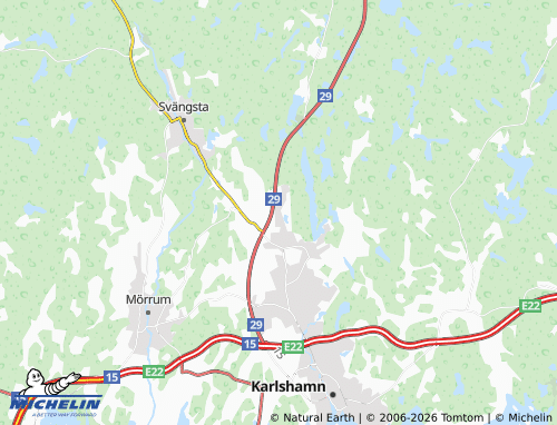 MICHELIN Tostarp map - ViaMichelin