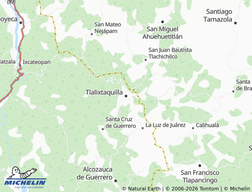 Mappa MICHELIN Tlalixtaquilla - ViaMichelin