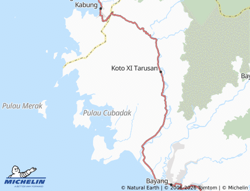 Mapa MICHELIN Mandeh - ViaMichelin