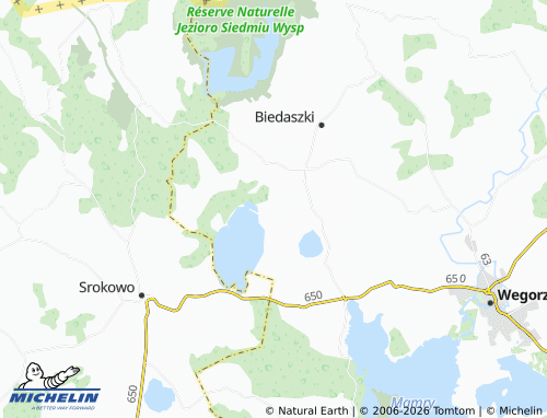 MICHELIN Różewiec map - ViaMichelin