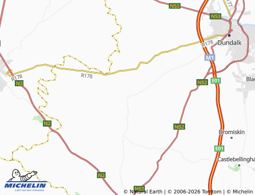 Mappa MICHELIN Louth - ViaMichelin