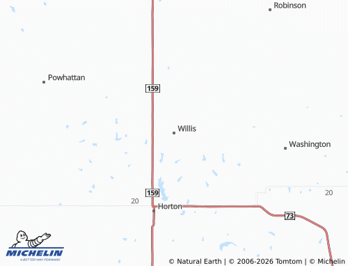 Mapa MICHELIN Willis - ViaMichelin