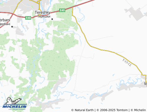 MICHELIN Vatazhkove map - ViaMichelin