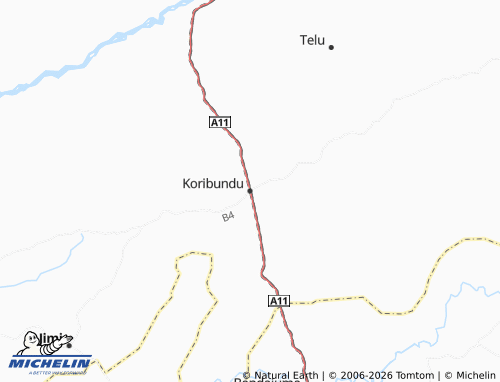 Mappa MICHELIN Koribundu - ViaMichelin