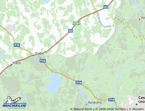 Mapa MICHELIN Kūdums - ViaMichelin