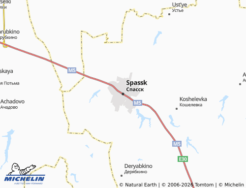 MICHELIN-Landkarte Spassk - ViaMichelin