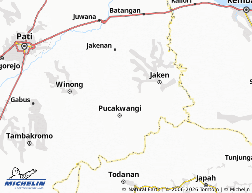 Carte MICHELIN Pelemgede - ViaMichelin