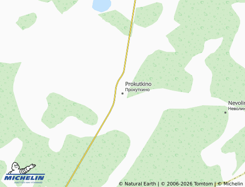 MICHELIN-Landkarte Prokutkino - ViaMichelin