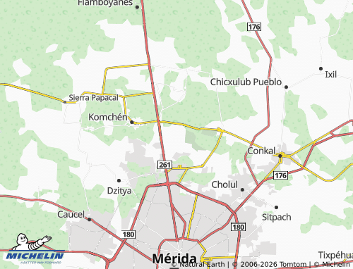MICHELIN-Landkarte La Ceiba - ViaMichelin