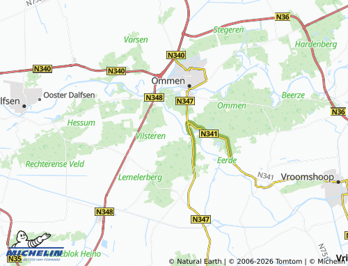 MICHELIN Giethmen map - ViaMichelin