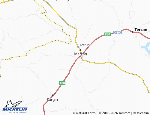 MICHELIN Akyurt map - ViaMichelin