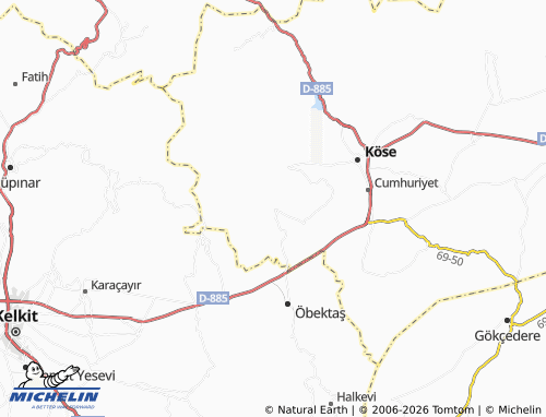 MICHELIN Akbaba map - ViaMichelin