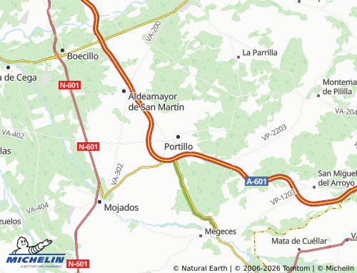 MICHELIN Portillo map - ViaMichelin