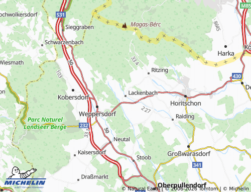 Mappa MICHELIN Lackenbach - ViaMichelin