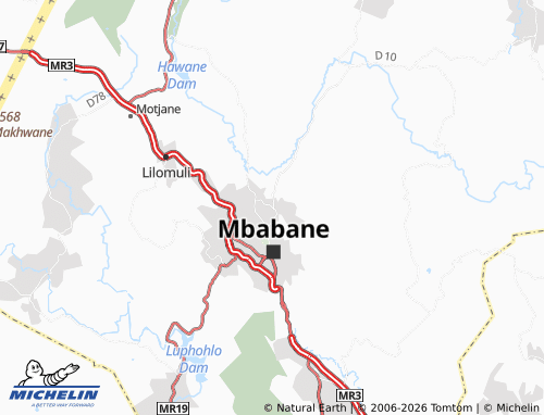 MICHELIN Pine Valley map - ViaMichelin