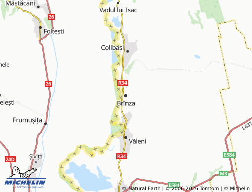 Mappa MICHELIN Brînza - ViaMichelin
