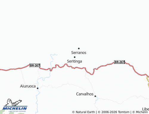 Mappa MICHELIN Seritinga - ViaMichelin