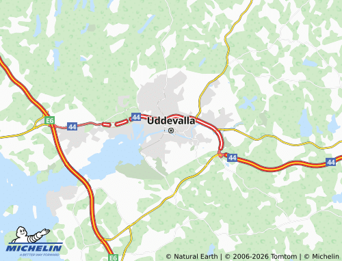 MICHELIN Uddevalla map - ViaMichelin