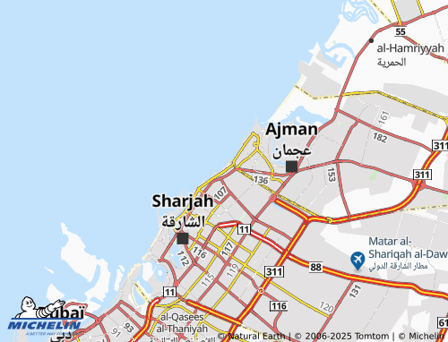 MICHELIN Al Muntazah map - ViaMichelin