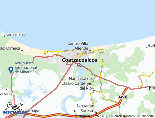 Mapa MICHELIN Lázaro Cárdenas - ViaMichelin
