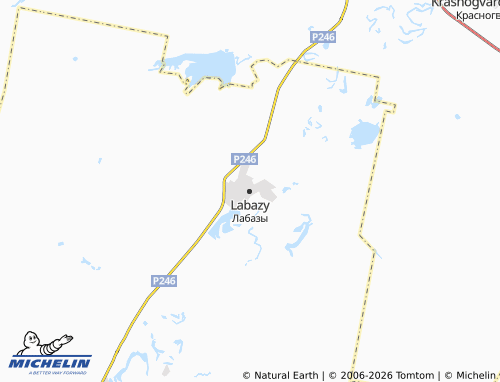 MICHELIN-Landkarte Labazy - ViaMichelin