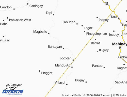 MICHELIN Bantayan map - ViaMichelin